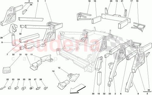 Part Diagram for Ferrari 985207272