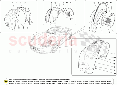 Part Diagram for Ferrari 84076300