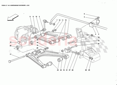 Part Diagram for Ferrari 161571