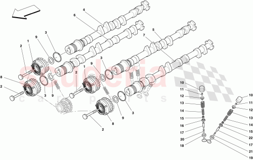 Part Diagram for Ferrari 250173