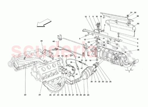 Part Diagram for Ferrari 157096