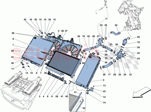 Part Diagram for Ferrari 328095