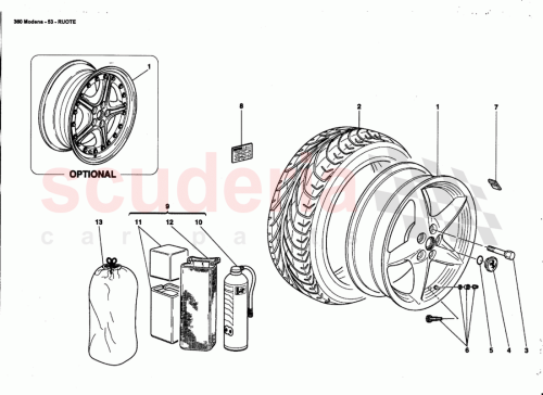 Part Diagram for Ferrari 183844