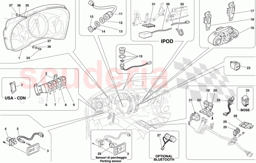 Part Diagram for Ferrari 212210