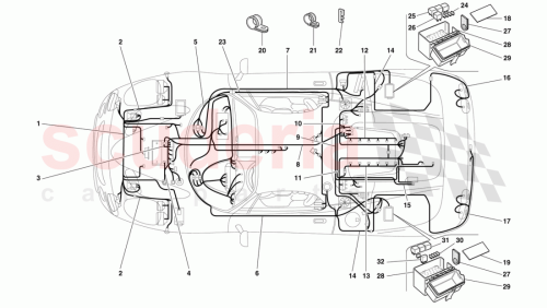 Part Diagram for Ferrari 161424