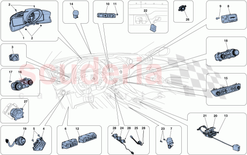 Part Diagram for Ferrari 331188