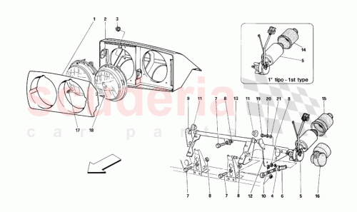 Part Diagram for Ferrari 15914870