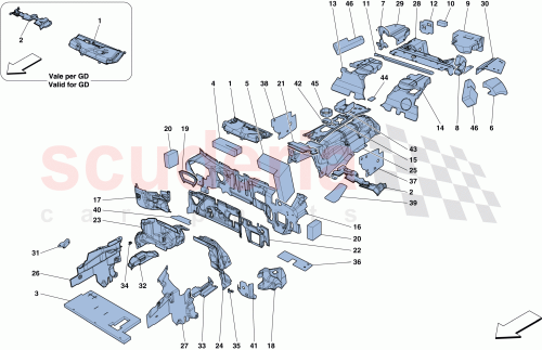 Part Diagram for Ferrari 88703100