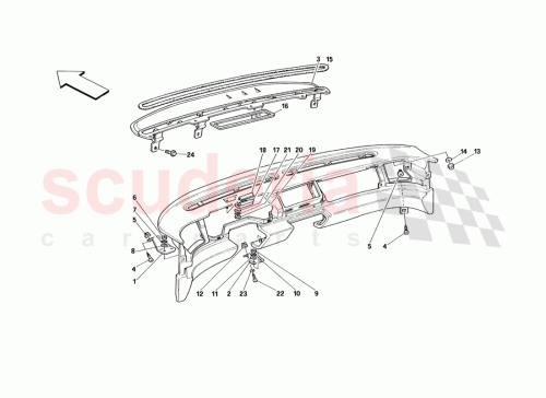Part Diagram for Ferrari 62139700