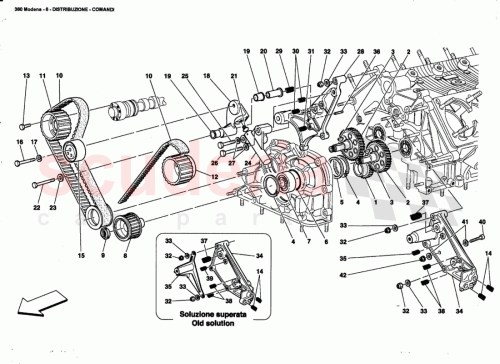 Part Diagram for Ferrari 157356