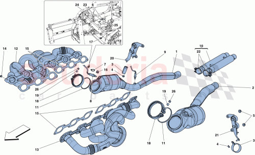 Part Diagram for Ferrari 270406
