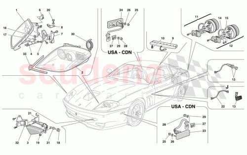 Part Diagram for Ferrari 653383
