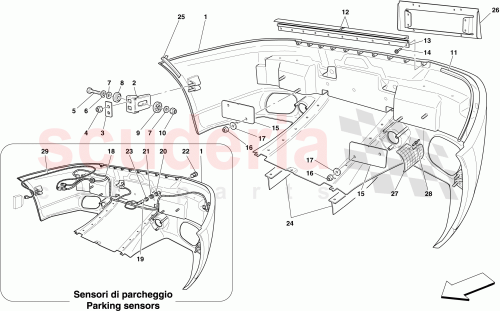 Part Diagram for Ferrari 217828