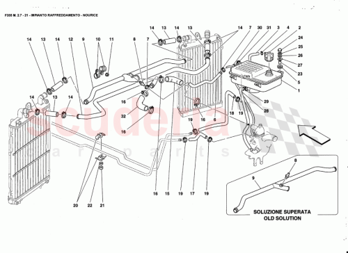 Part Diagram for Ferrari 153447