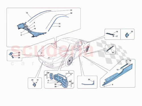 Part Diagram for Ferrari 81524110