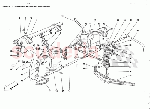 Part Diagram for Ferrari 162486