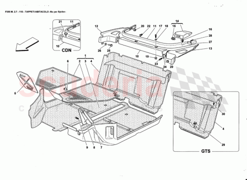 Part Diagram for Ferrari 635449
