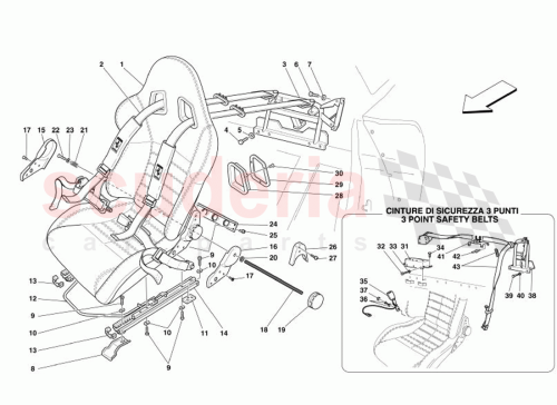 Part Diagram for Ferrari 68548200