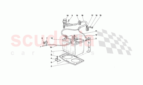Part Diagram for Ferrari 164416