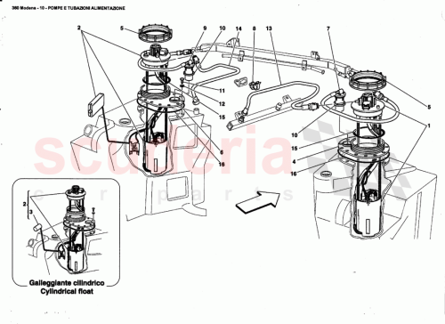 Part Diagram for Ferrari 239813
