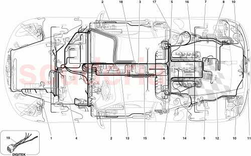 Part Diagram for Ferrari 66455200