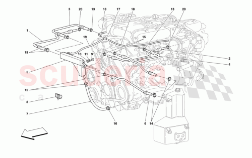 Part Diagram for Ferrari 156270