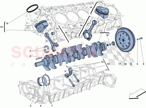 Part Diagram for Ferrari 803900