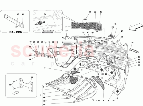 Part Diagram for Ferrari 13271914