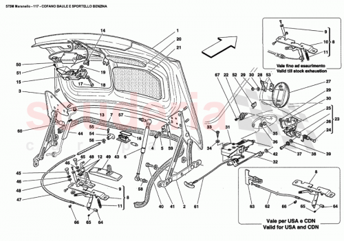 Part Diagram for Ferrari 63143100
