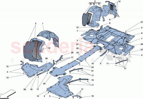 Part Diagram for Ferrari 86652600