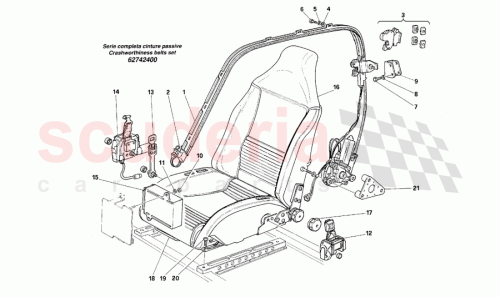 Part Diagram for Ferrari 62742600