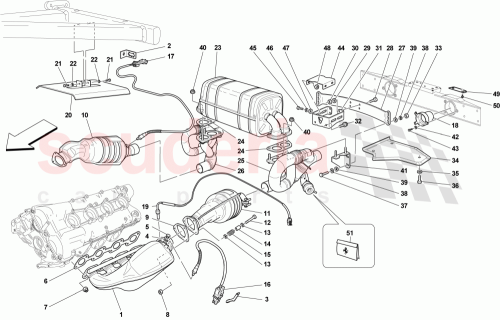 Part Diagram for Ferrari 240068