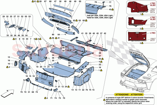 Part Diagram for Ferrari 761657