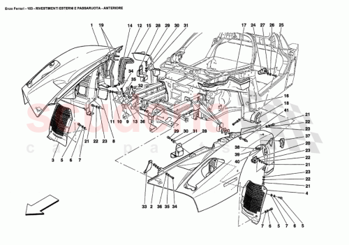 Part Diagram for Ferrari 66642500