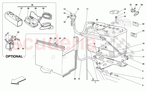 Part Diagram for Ferrari 153128