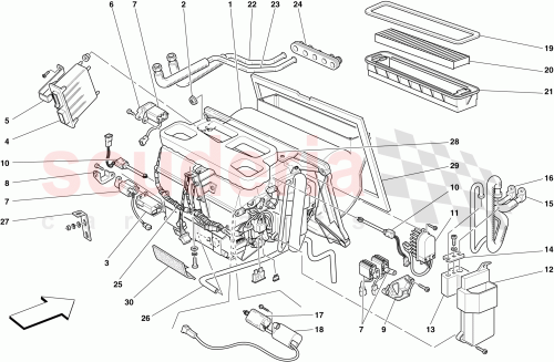 Part Diagram for Ferrari 66159000