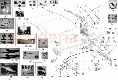 Part Diagram for Ferrari 70001693