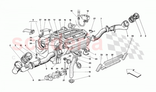 Part Diagram for Ferrari 154289