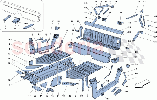 Part Diagram for Ferrari 302445