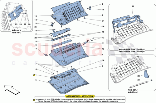 Part Diagram for Ferrari 88212200