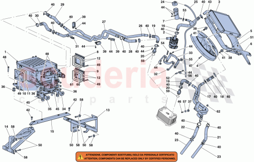 Part Diagram for Ferrari 304297