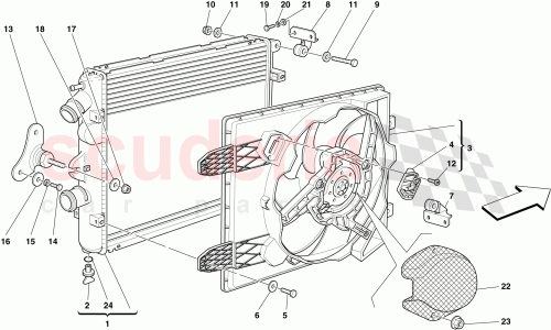 Part Diagram for Ferrari 220970