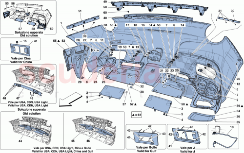 Part Diagram for Ferrari 85133210
