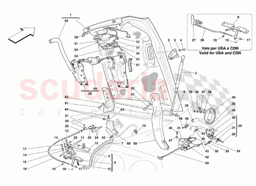 Part Diagram for Ferrari 63191100