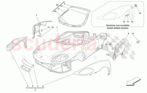 Part Diagram for Ferrari 66158611