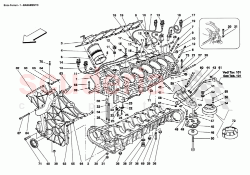 Part Diagram for Ferrari 190486