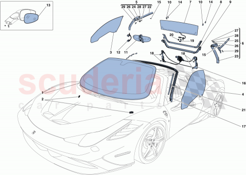 Part Diagram for Ferrari 959307