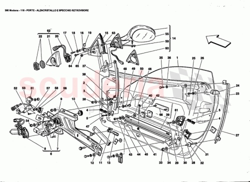Part Diagram for Ferrari 65970700