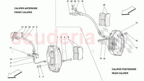 Part Diagram for Ferrari 163003