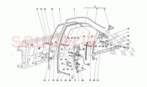 Part Diagram for Ferrari 61509800